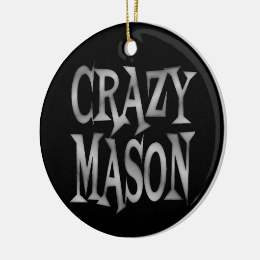 Crazy Mason Keramisch Ornament (Links)