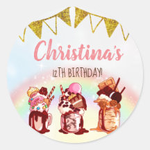 Crazy Milkshake Birthday Uitnodiging