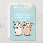 Crazy Milkshake Party Invitation – Colorful Sweet Kaart (Voorkant)