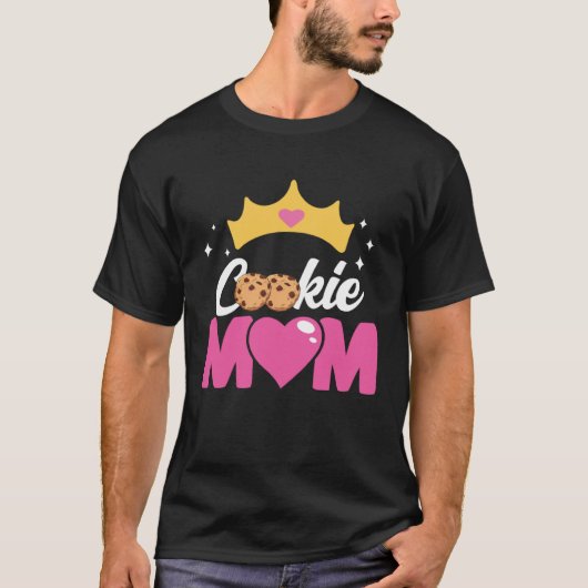 Crazy Mom Baking Mama Baker Chef Dessert Mothers D T-shirt (Voorkant)