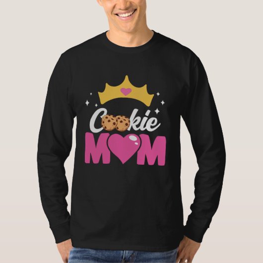 Crazy Mom Baking Mama Baker Chef Dessert Mothers D T-shirt (Voorkant)