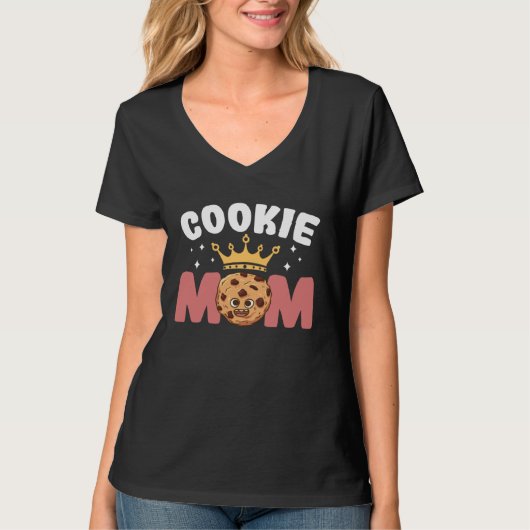 Crazy Mom Baking Mama Baker Chef Dessert Mothers D T-shirt (Voorkant)