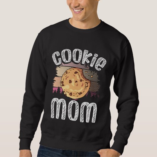 Crazy Mom Baking Mama Baker Chef Dessert Mothers D Trui (Voorkant)
