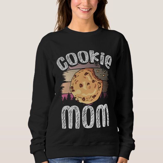 Crazy Mom Baking Mama Baker Chef Dessert Mothers D Trui (Voorkant)