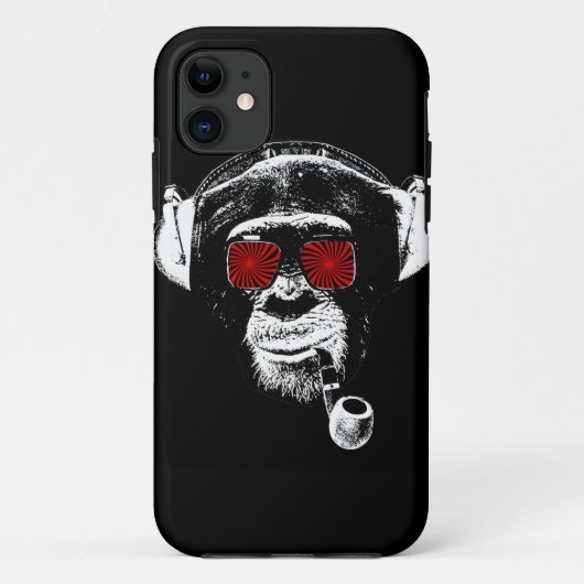 Crazy monkey Case-Mate iPhone case (Achterkant)