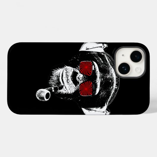 Crazy monkey Case-Mate iPhone case (Achterkant (horizontaal))