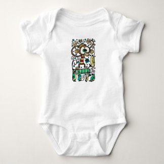 Crazy Monkey en Birds Romper
