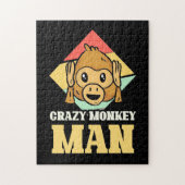 Crazy Monkey Man Legpuzzel (Verticaal)