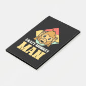 Crazy Monkey Man Post-it® Notes (Schuin)
