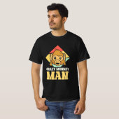 Crazy Monkey Man T-shirt (Voorkant volledig)