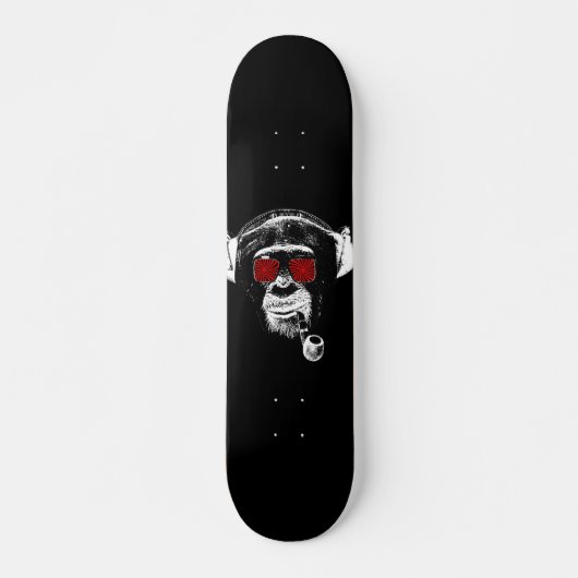 Crazy Monkey Persoonlijk Skateboard (Voorkant)