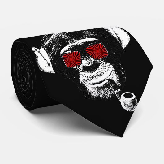 Crazy Monkey Stropdas (Opgerold)