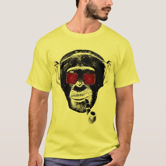 Crazy monkey t-shirt (Voorkant)