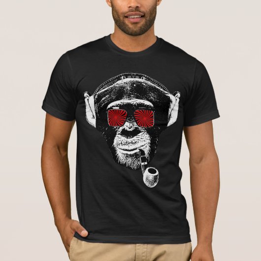 Crazy monkey t-shirt (Voorkant)