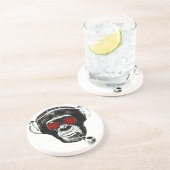 Crazy monkey zandsteen onderzetter (Zijkant)