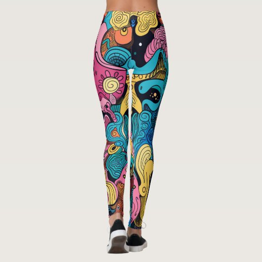 Crazy Monster Mash Leggings (Achterkant)