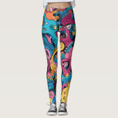 Crazy Monster Mash Leggings (Voorkant)