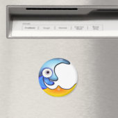 Crazy Moon Cartoon Magnet (Insitu (Vaatwasser))