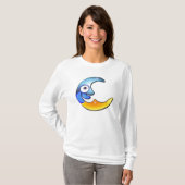 Crazy Moon Cartoon T-shirt (Voorkant volledig)