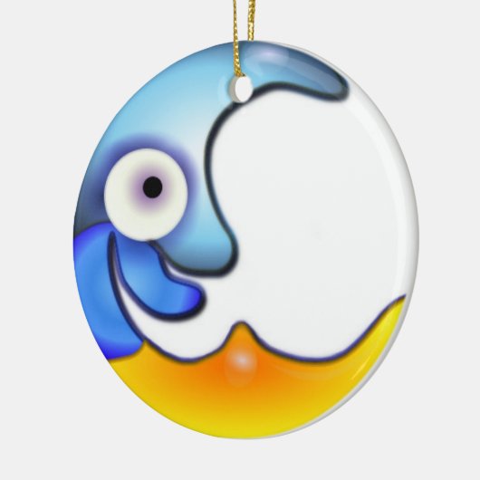 Crazy Moon Ornament (Links)