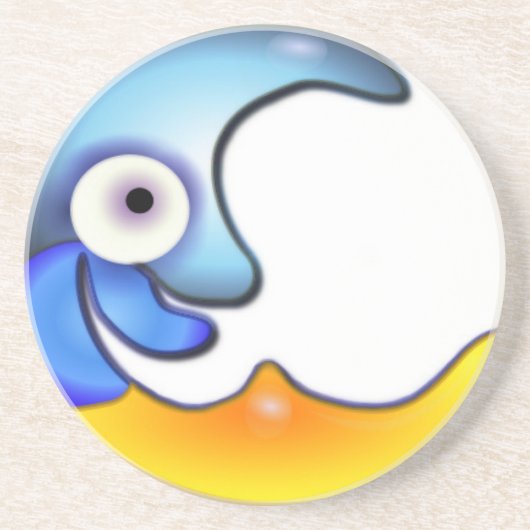 Crazy Moon Sandstone Onderzetter (Voorkant)