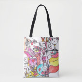 Crazy Morph Tote Bag (Voorkant)