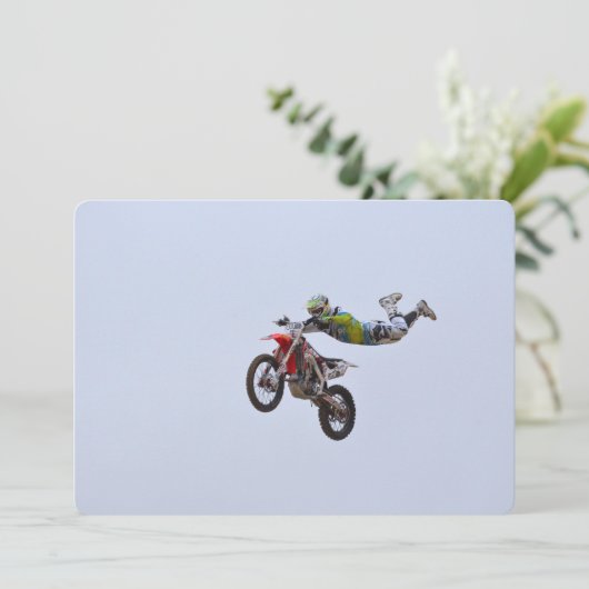 Crazy Motocross Kaart (Staand voorkant)