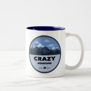 Crazy Mountains Montana Camping Tweekleurige Koffiemok