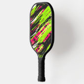 Crazy Multi-Color Racing Background Pickleball Paddle (Links)