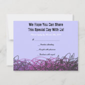 CRAZY MUSICAL NOTES Bar Mitzvah nodigt antwoord ui (Voorkant)