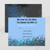 CRAZY MUSICAL NOTES Bar Mitzvah nodigt antwoord ui (Voorkant / Achterkant)