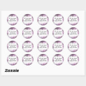 CRAZY MUSICAL NOTES Bar Mitzvah Sticker Seal (Vel)