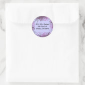 CRAZY MUSICAL NOTES Bar Mitzvah Sticker Seal (Tas)