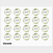 CRAZY MUSICAL NOTES Bar Mitzvah Sticker Seal Limoe (Vel)