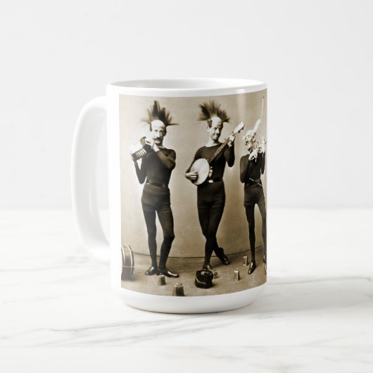 Crazy Musicians Custom Mok (Voorkant links)