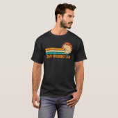 Crazy Muskrat Lady Retro T-shirt (Voorkant volledig)