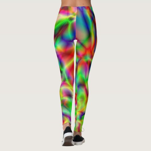 Crazy Neon Leggings (Achterkant)