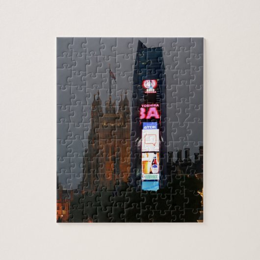 Crazy! New York City ontmoet Londen Legpuzzel (Verticaal)