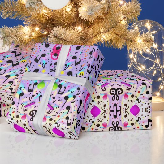 Crazy Notes-inpakpapier Cadeaupapier (Feestdagen)