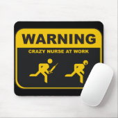 Crazy Nurse Mousepad Muismat (Met muis)