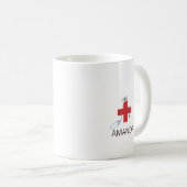 Crazy Nurse Personalized Name Koffiemok (Voorkant rechts)