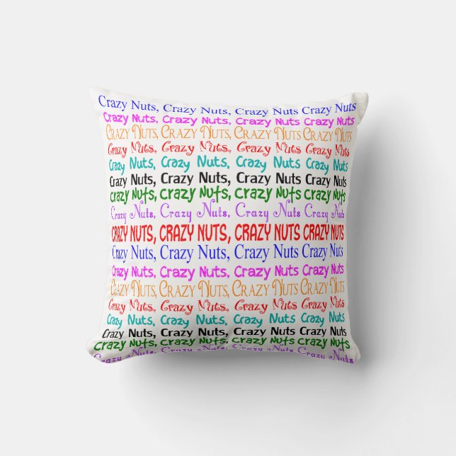 Crazy Nuts Pillow Kussen (Voorkant)
