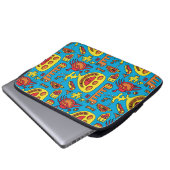 Crazy Ocean Creatures and Yellow Submarine Laptop Sleeve (Voorkant onderkant)
