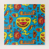 Crazy Ocean Creatures and Yellow Submarine Legpuzzel (Horizontaal)