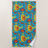 Crazy Ocean Creatures and Yellow Submarine Strandlaken (Voorkant)