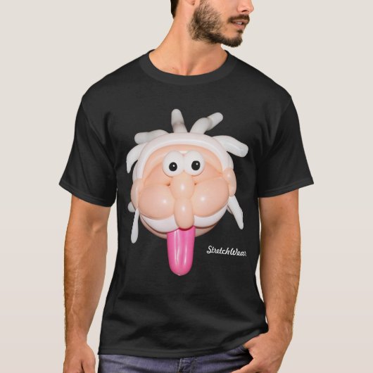 Crazy Old Balloon Man T-shirt (Voorkant)