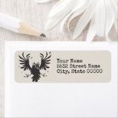 Crazy Old Birb Raven Etiket (Insitu)