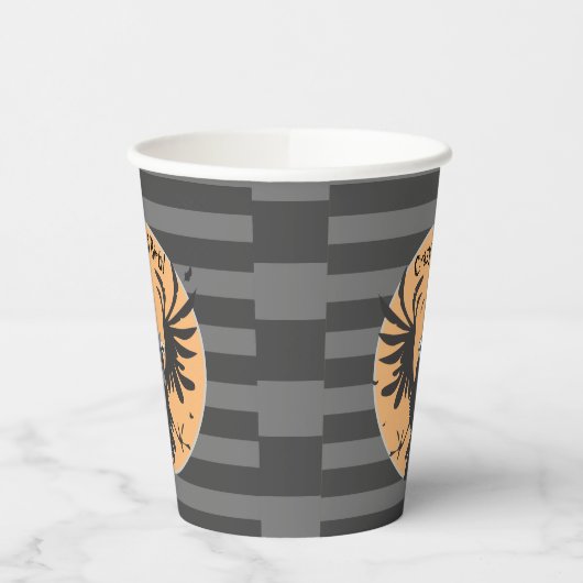 Crazy Old Birb Raven Papieren Bekers (Links)