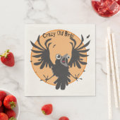 Crazy Old Birb Raven Servet (Insitu)