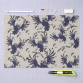 Crazy Old Birb Raven Tissuepapier (Craft)